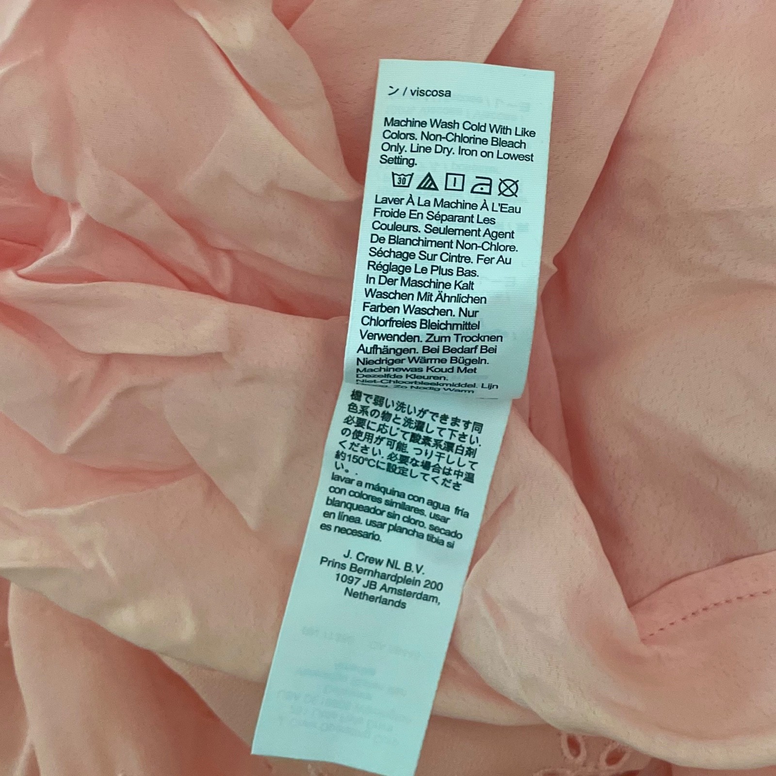 NWT!! J. CREW Collection Eyelet Maxi Slip Dress Blushed Peach Pink Fairy Size 6