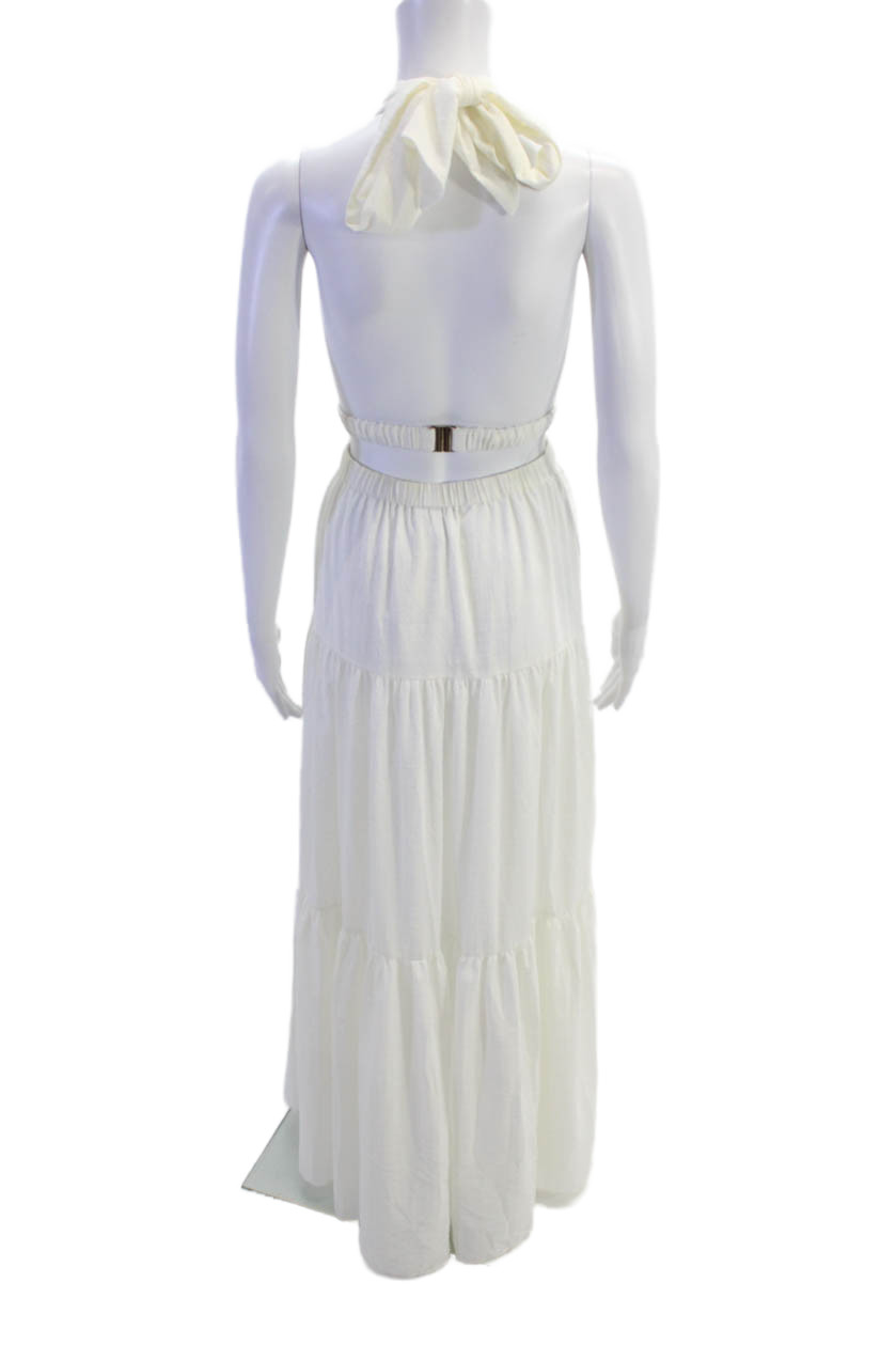 Significant Other Womens Clementine Dress – Cream Check Size 2