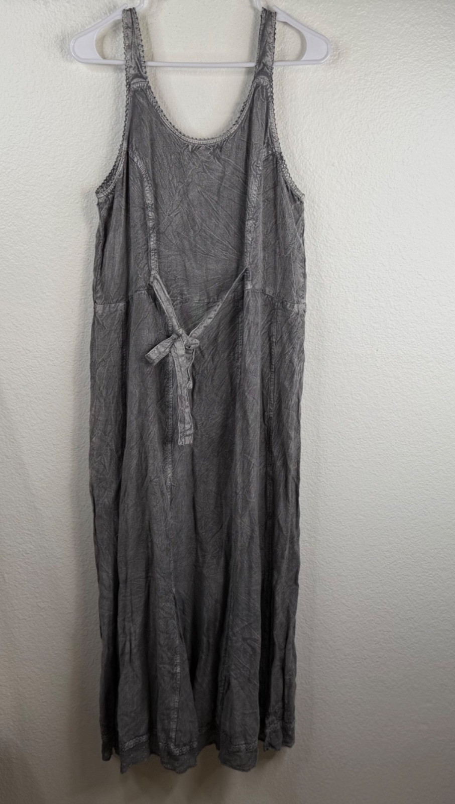 Cute Options Whimsigoth Fairy Grunge Y2K Festival Boho Hippie Dress Gray Sz M