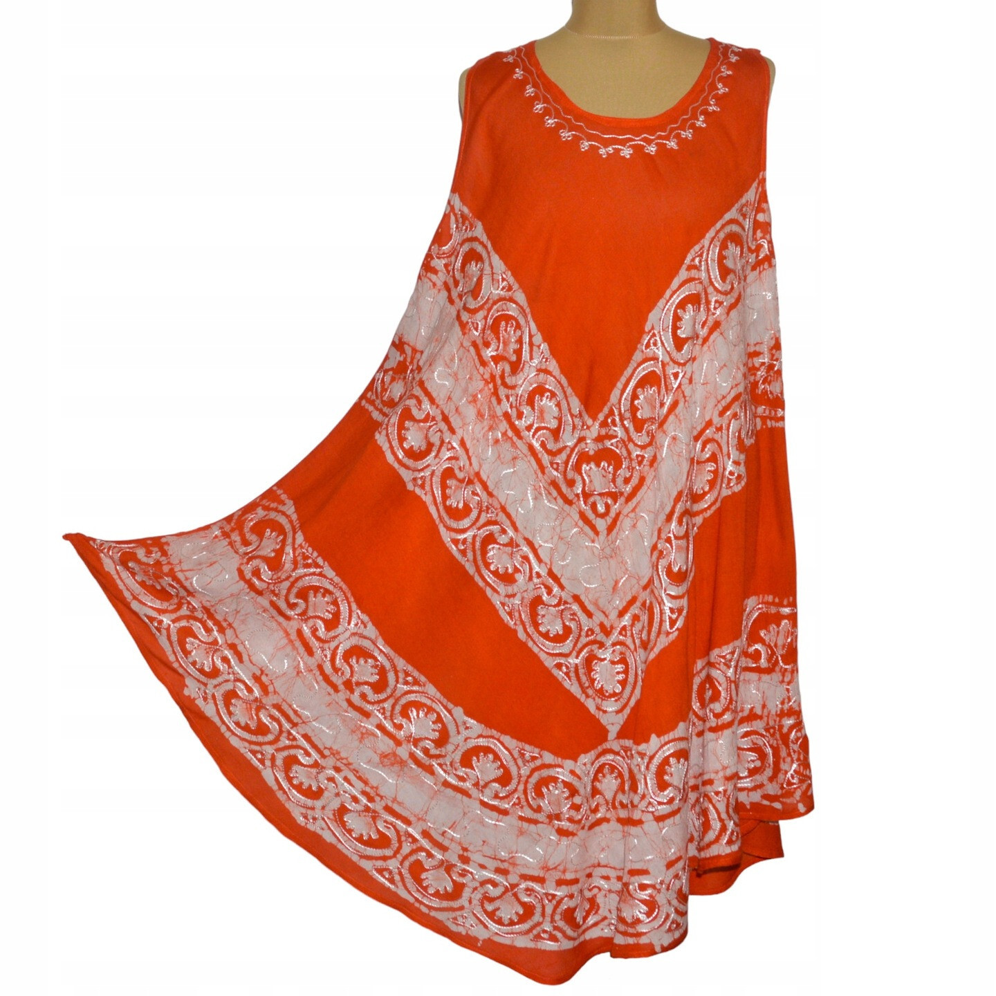 Summer dress tunic beach dress dress hippie boho tie dye 38 40 42 44 46 48 N°93.1