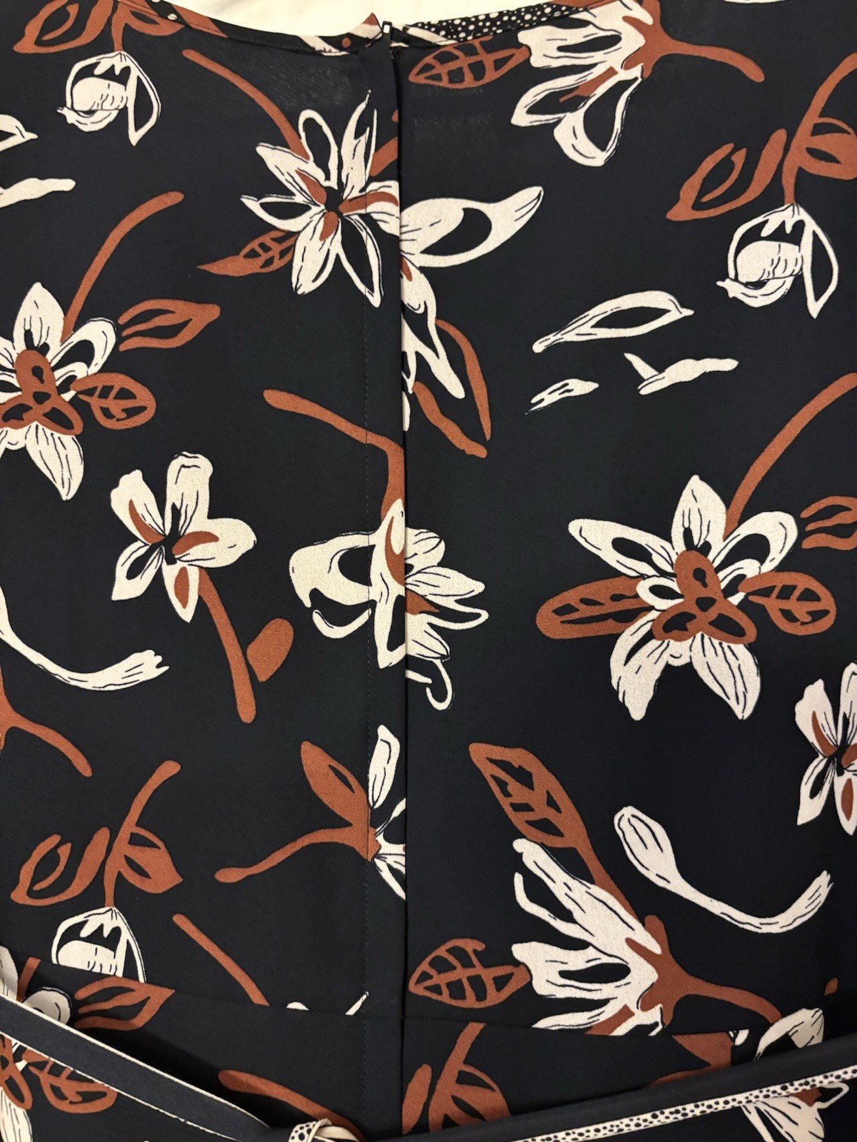 Vtg 80’s Betsy Lauren LOVELY Multi Floral Tapestry Detail Button Zip Dress 10