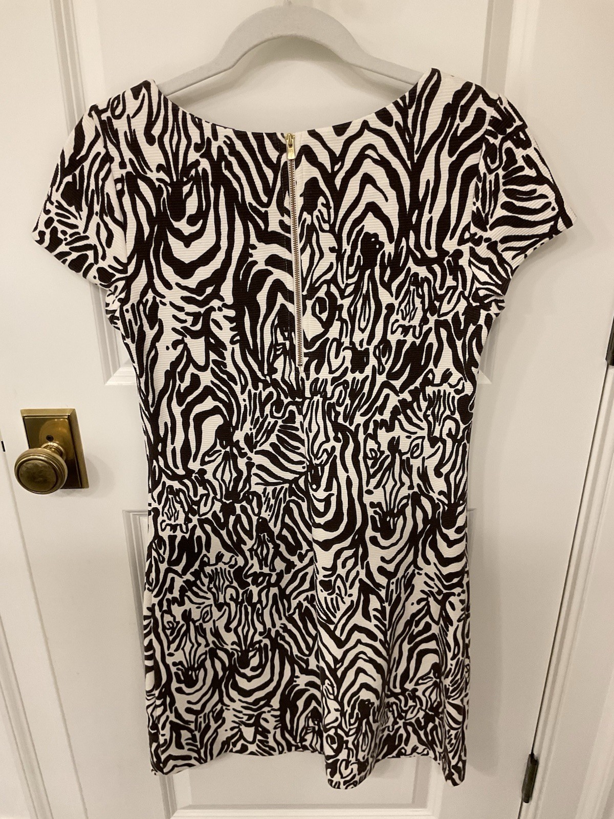 Lilly Pulitzer Dress Size Small Brown Zebra