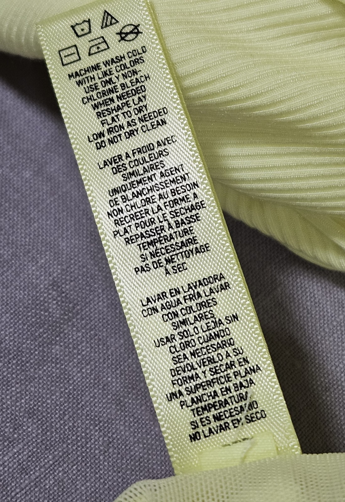 Skims Soft Lounge Rib Tube Strapless Dress Size XXS Lemonade Kim Kardashian