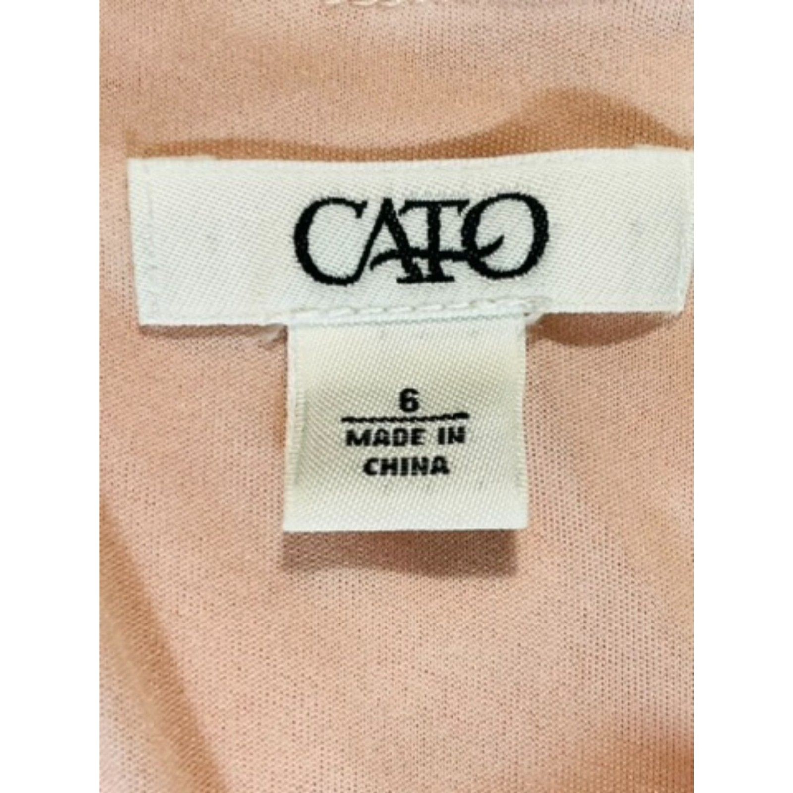 CATO Blush Pink Chamois Shift Bodycon Dress 6 Midi Cottage Sexy Soft