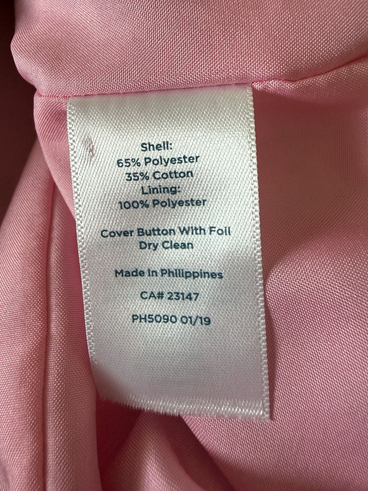 RSVP by Talbots Ribbon Tweed Shift Dress 10 Pink Gold Party Preppy Office Work