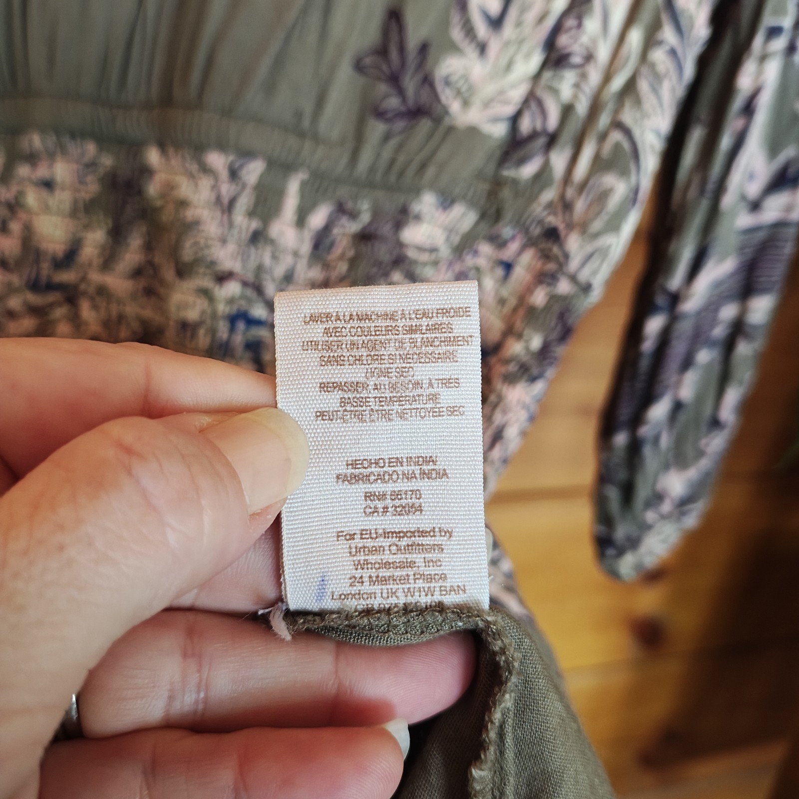 Free People Moonlight Drive Olive Mini Dress Floral Damask Boho Shirred Size XS