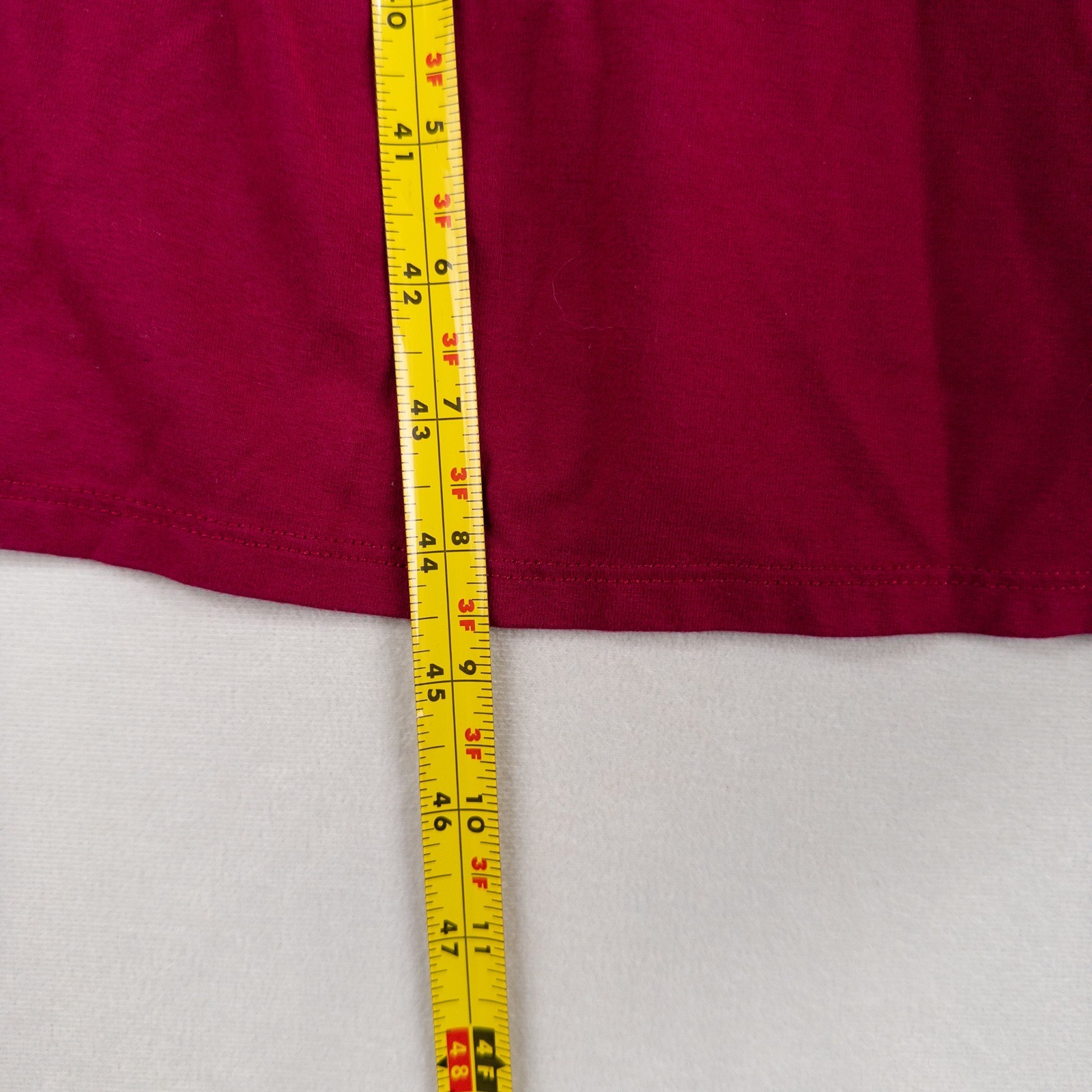 Boden Dress 12 LONG Raspberry Red Stretch Knit Lined Pleated Long Sleeve Sheath