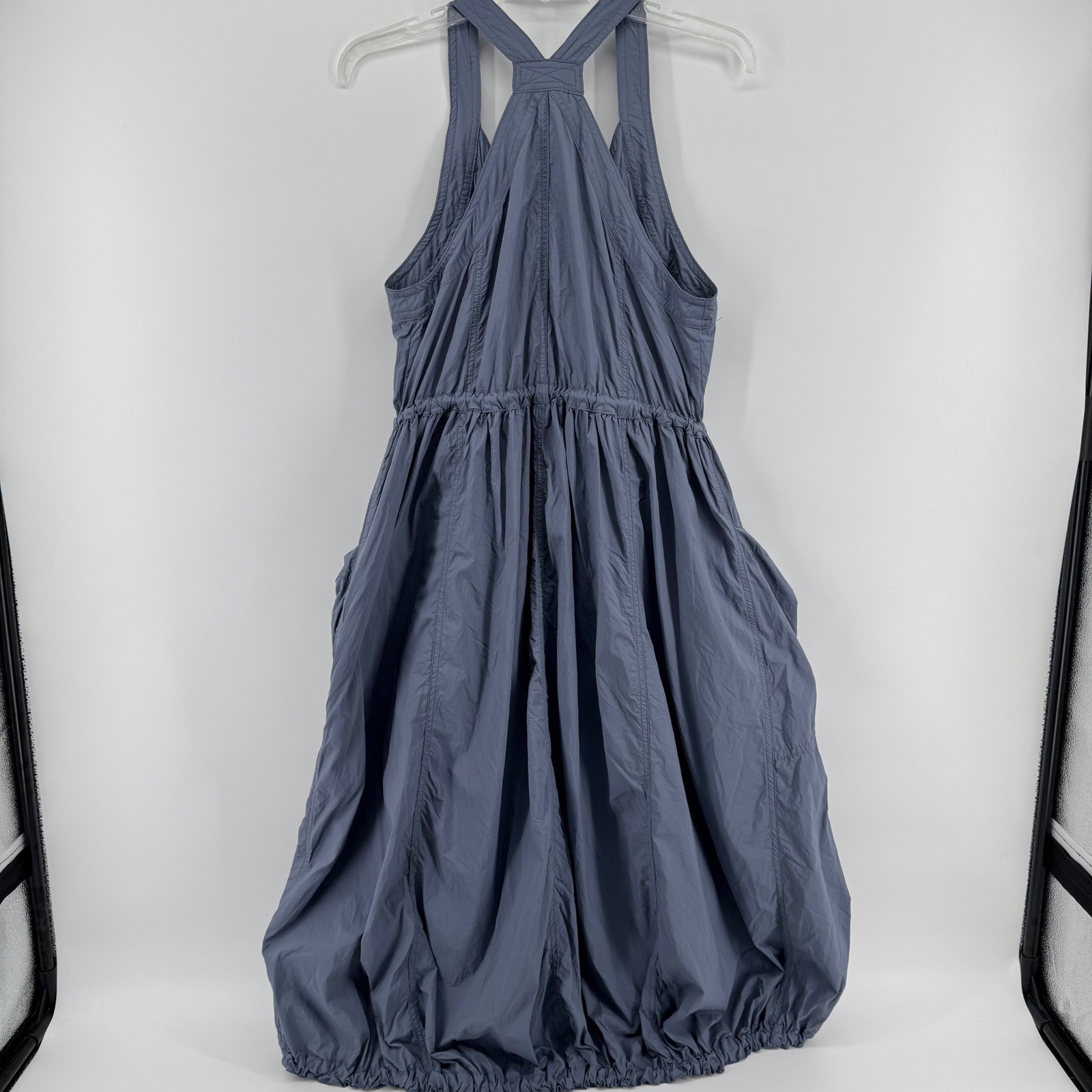Daily Practice by Anthropologie Free Fall Utility Dress Women Small Blue