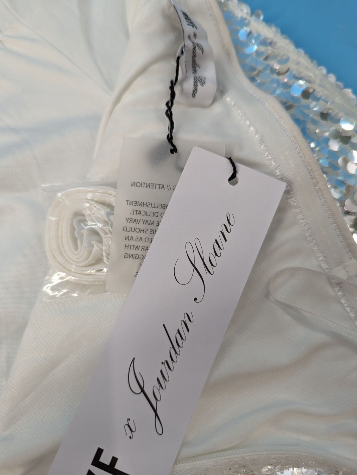 WAYF Jourdan Sloane Sequin Strap/Strapless Minidress NWT $89