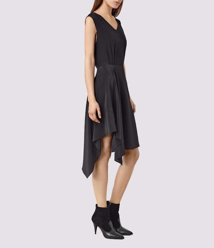 Women AllSaints Dress Black 36 / S / 44 #4X1I