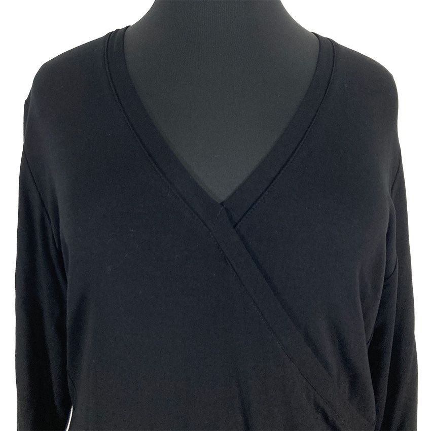 Transparente OS Black Tunic Dress Art To Wear Lagenlook Fits S M L XL 1X 2X