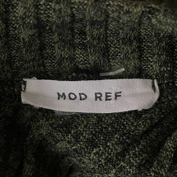 Mod Ref Cut Out Back Knitted Ribbed Dress Womens Size S (I10185)
