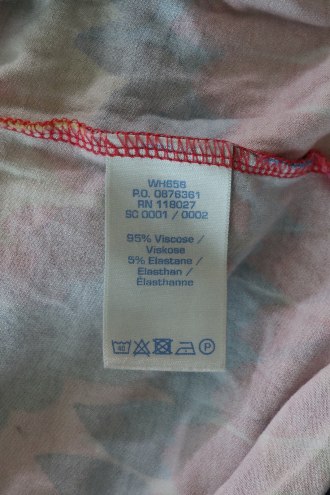 Boden Pink Blue Rainbow Stretchy Jersey Knit Sleeveless Long Maxi Dress Women 6R
