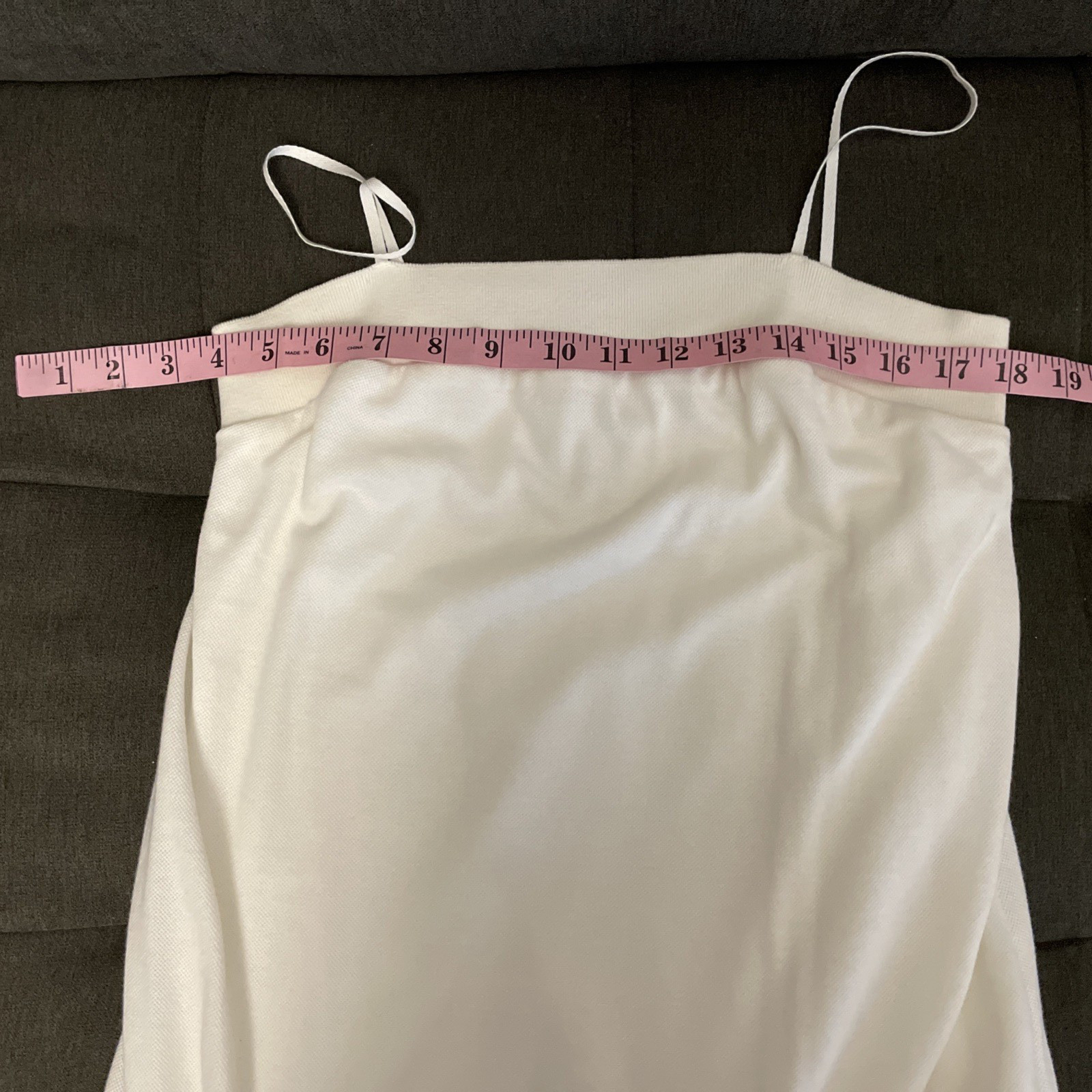 Lacoste Malandrino Women’s Spaghetti strap Tennis?Dress made France Sz M