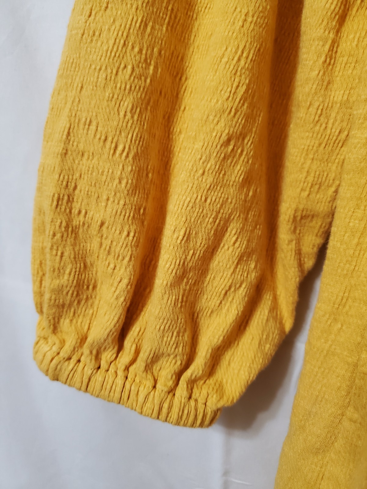 Richer Poorer Cloud Weave Button Up Dress Womens Medium Yellow Lightweight Sun