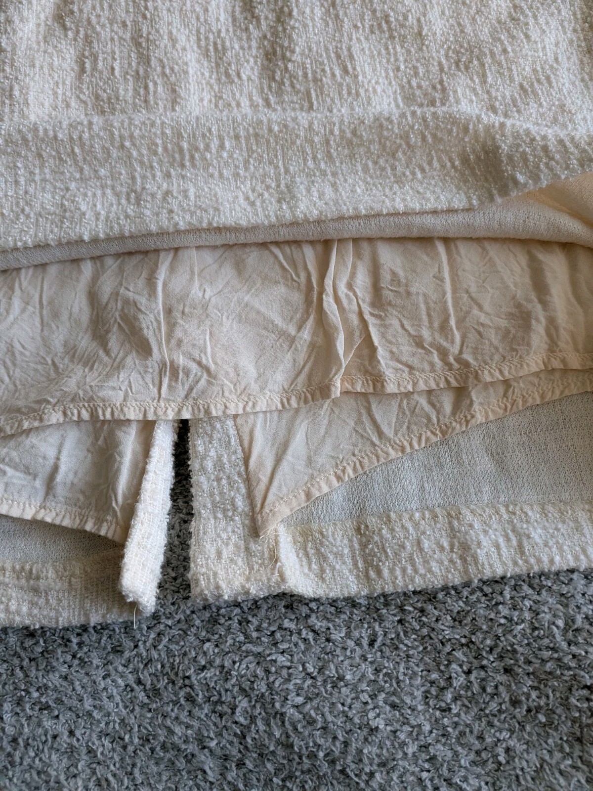 🌼B2G1🌼 Nicole Miller Ivory Textured Boucle Sheath Size 10