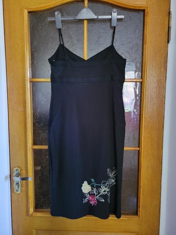 Women Karen Millen Dress Black Silk 38 / M / 46 #9S47