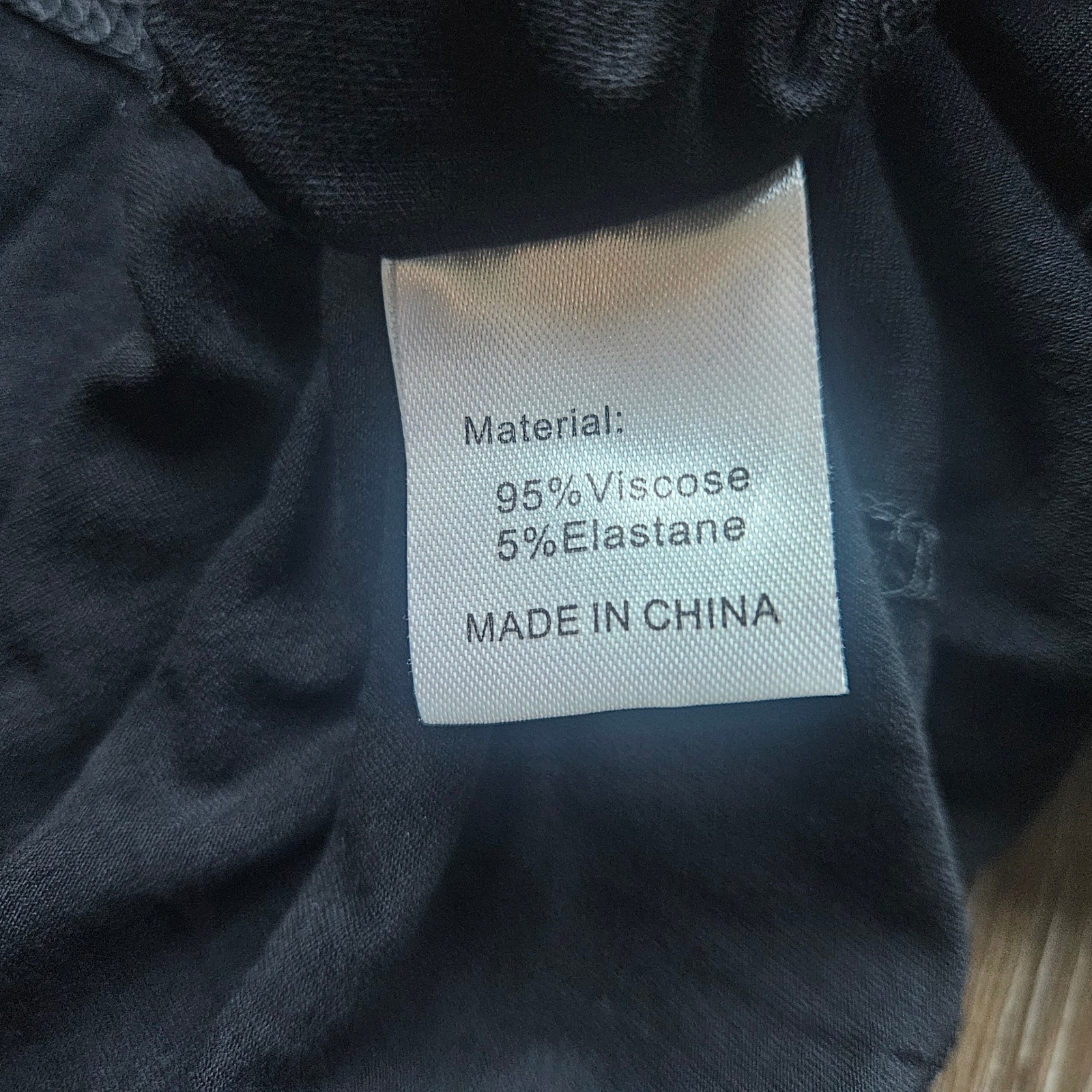 Simier Fariry Black T Shirt Dress Midi Drawstring Waist Pockets Size L