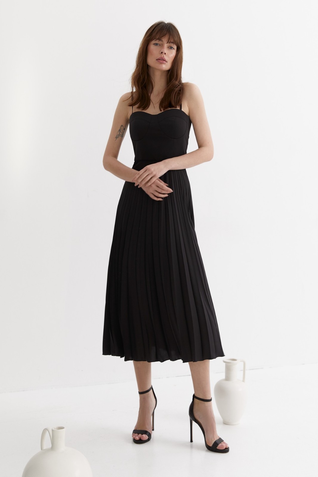 Black Eclipse Demi Dress by FemeAdor – Size EXTRA SMALL (XS) – Made in Ukraine