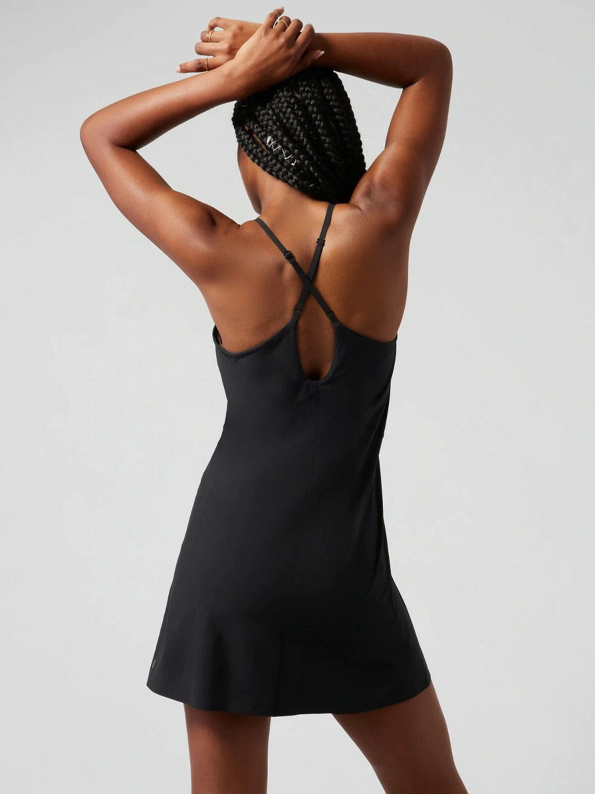 Two – Athleta XS Infinity Dresses Black and Teal for tennis or pickleball