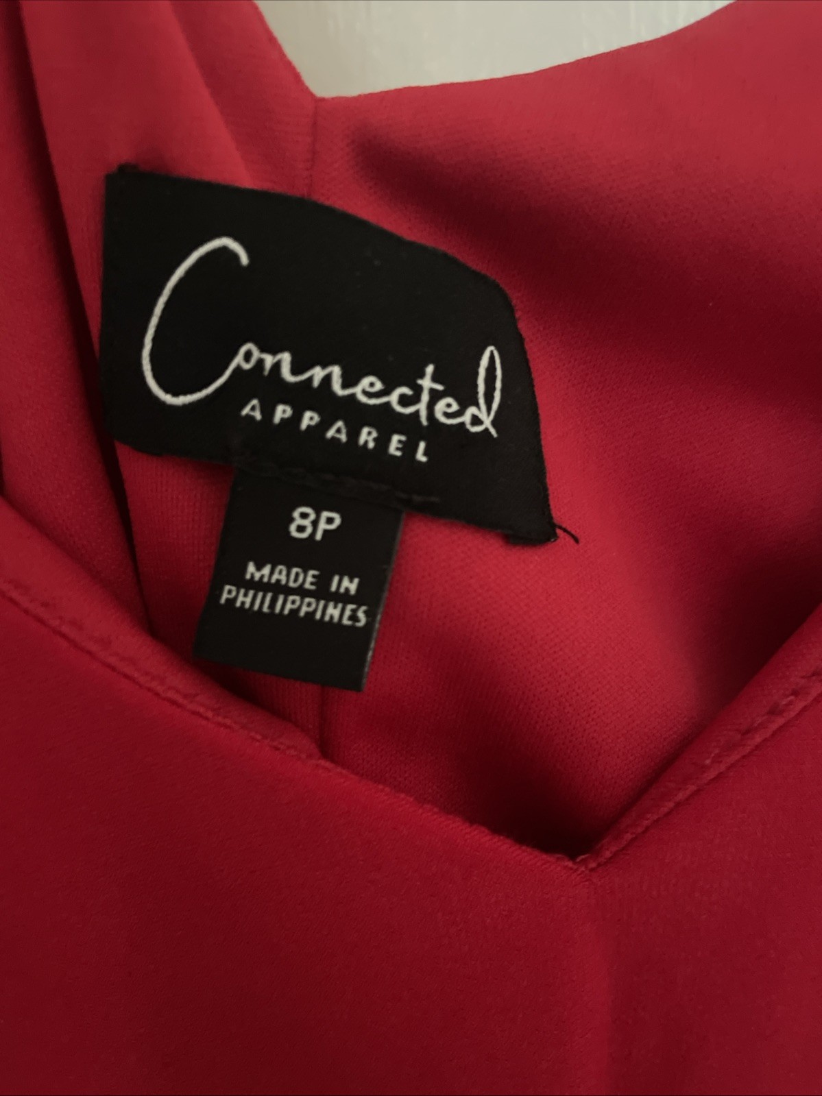 Red Stretchy Cocktail Party Dress