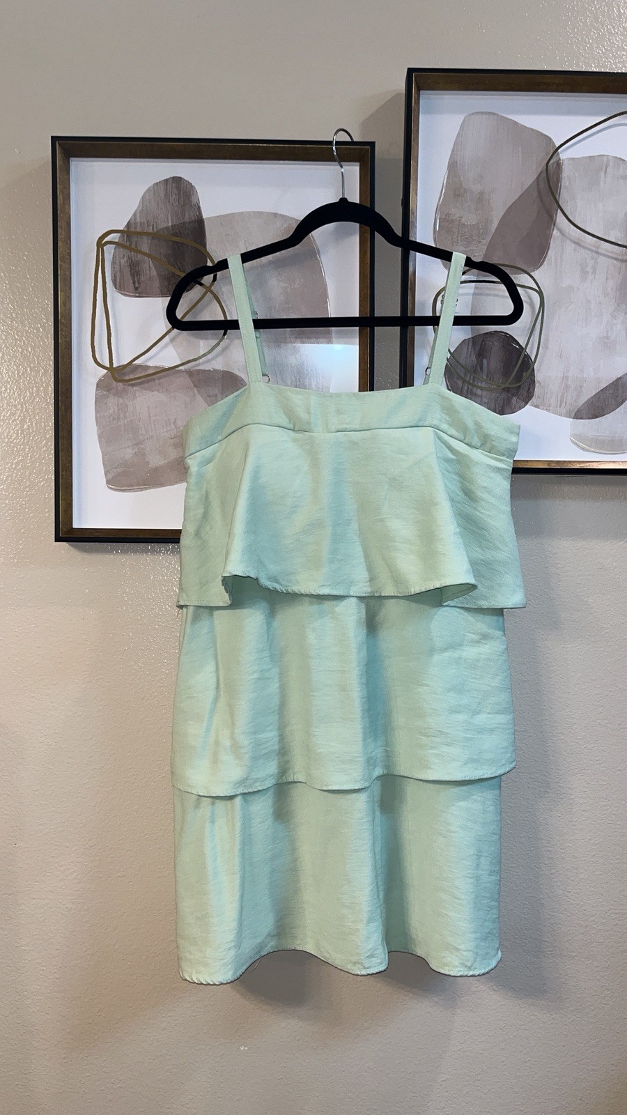 Mushuk Modas (Brasil) mint green tiered dress Size Medium