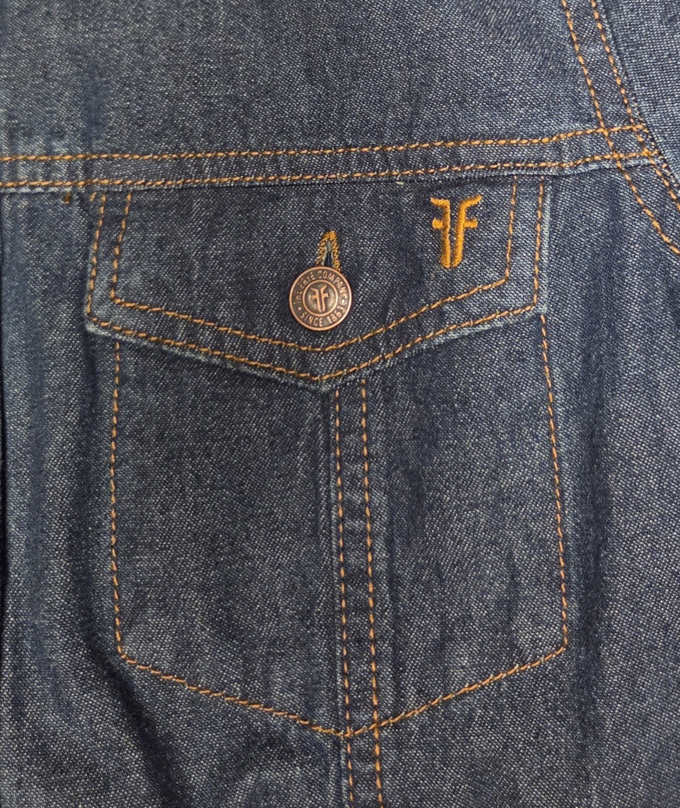 Frye Longsleave Jean Dress, Dark Wash, Size XS, New