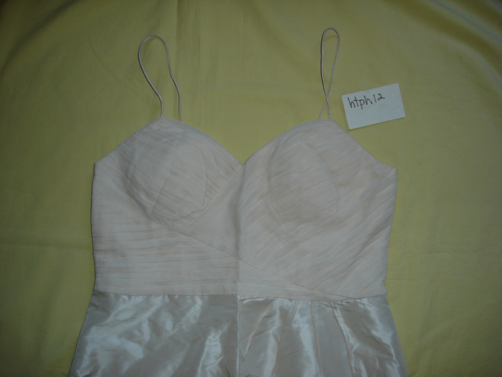 NWT New Banana Republic Monogram lightweight Cream Silk Dress 8 Rare Vintage Hot