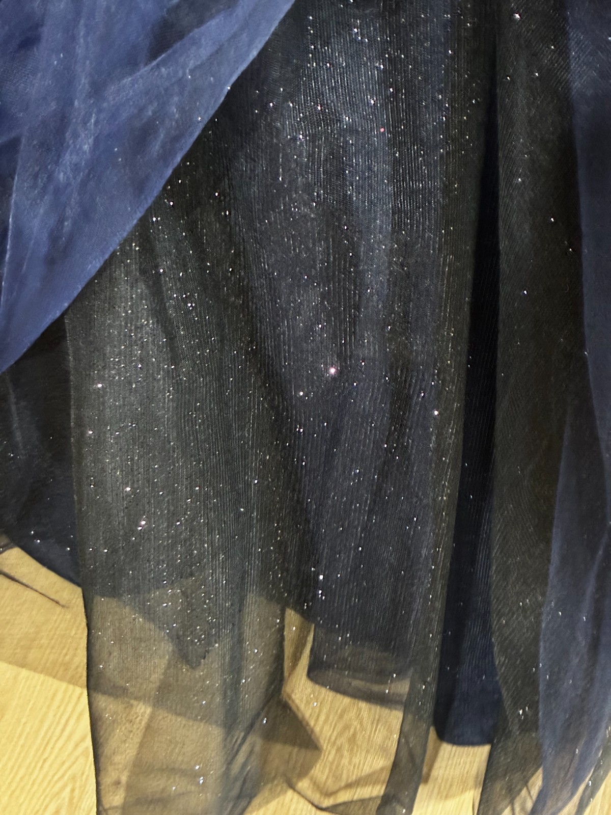 NWT-Jules&Cleo-Glitter Sheer Beaded Bodice Strapl’s Tulle/POCKETS-Sz 18-Ret $300
