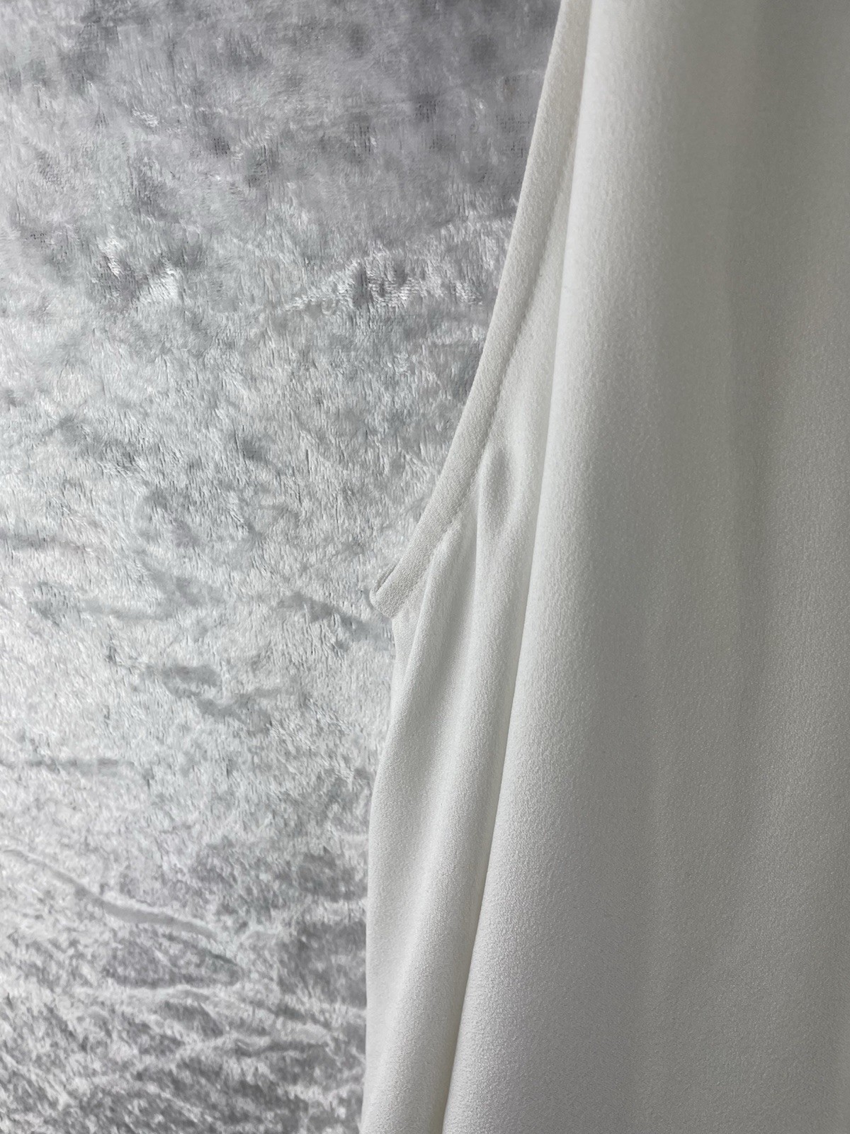 Miss Selfridge Y2K Size 12 Cream / White Handkerchief Hem Floaty Dress Pleated