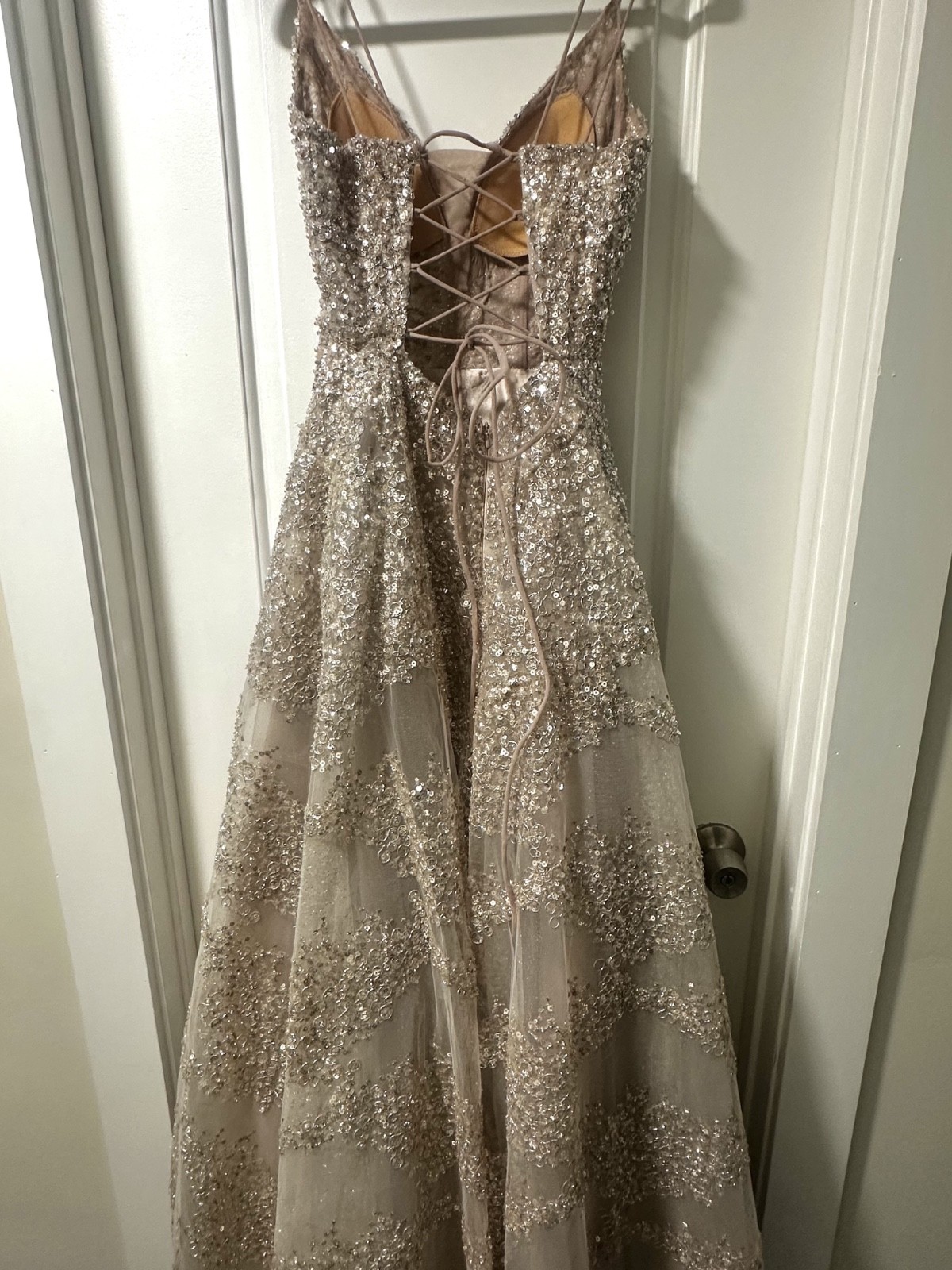 Cat Walk Beaded Formal Gown