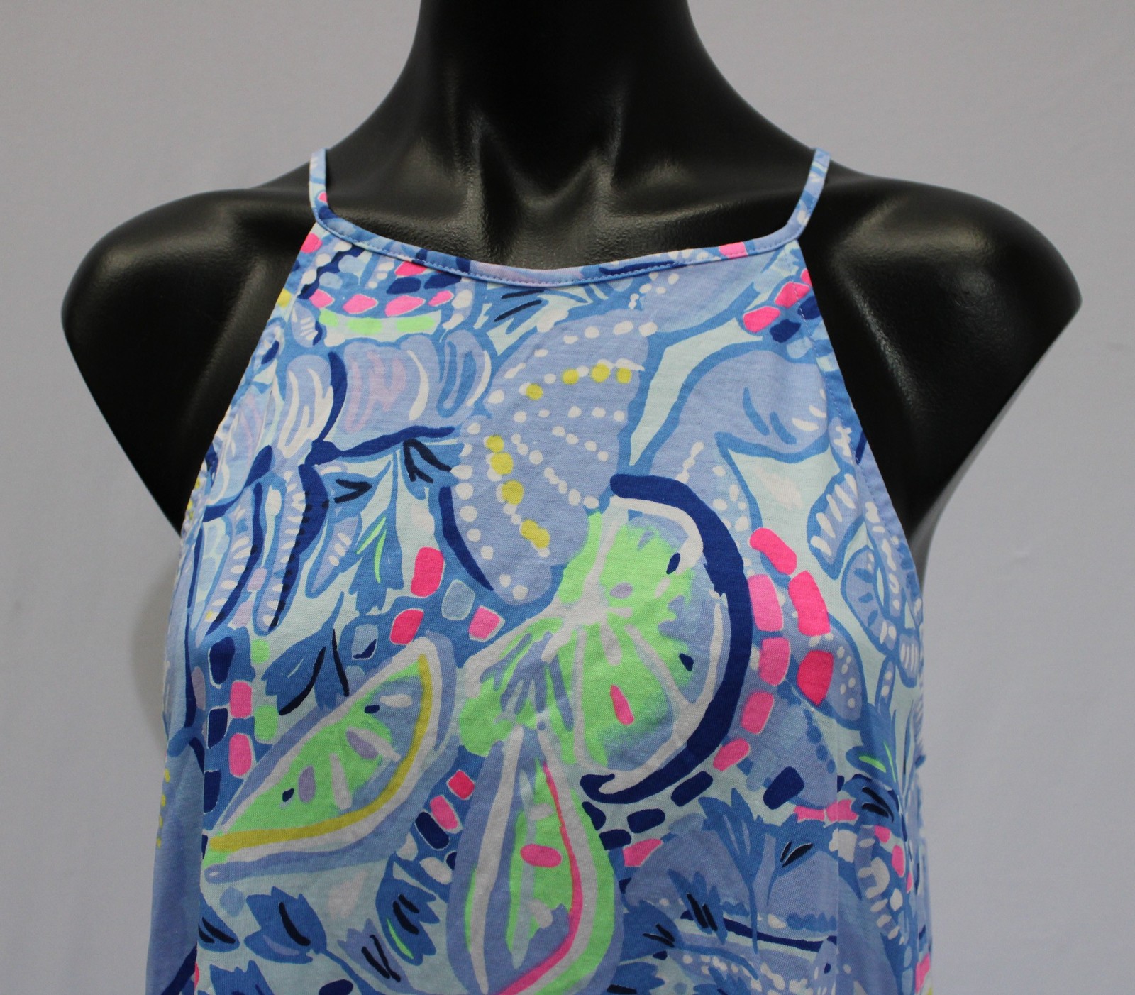 Lilly Pulitzer Women’s Margot Swing Dress NN7 Blue Peri Pinch Tassel Medium NWoT