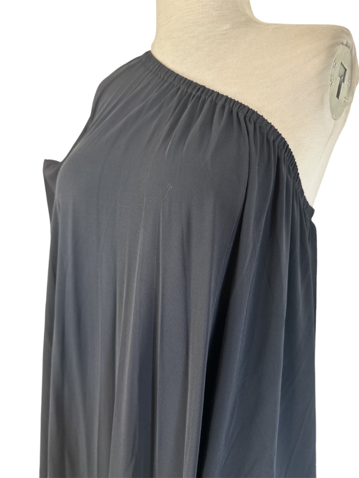 ERES Georgie One Shoulder Long Dress in Noir 3 New Womens Maxi Gown