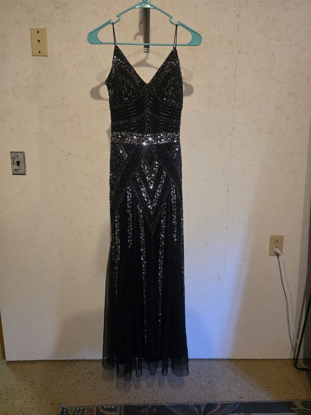 Jump Apparel Women’s Maxi Dress US Size 3/4 Navy Blue