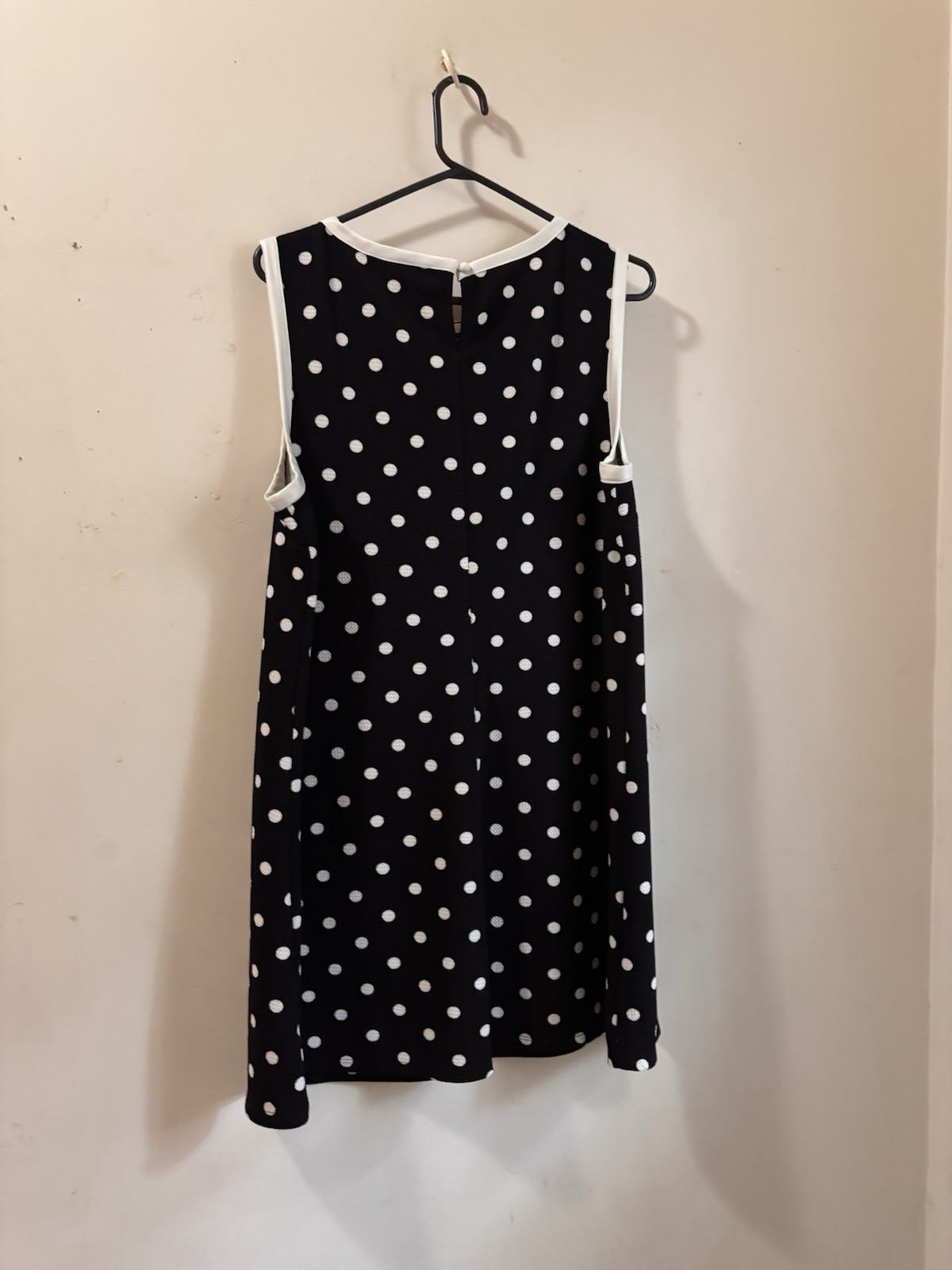 RMLL black and white polka dot mini dress with cutout size XLP