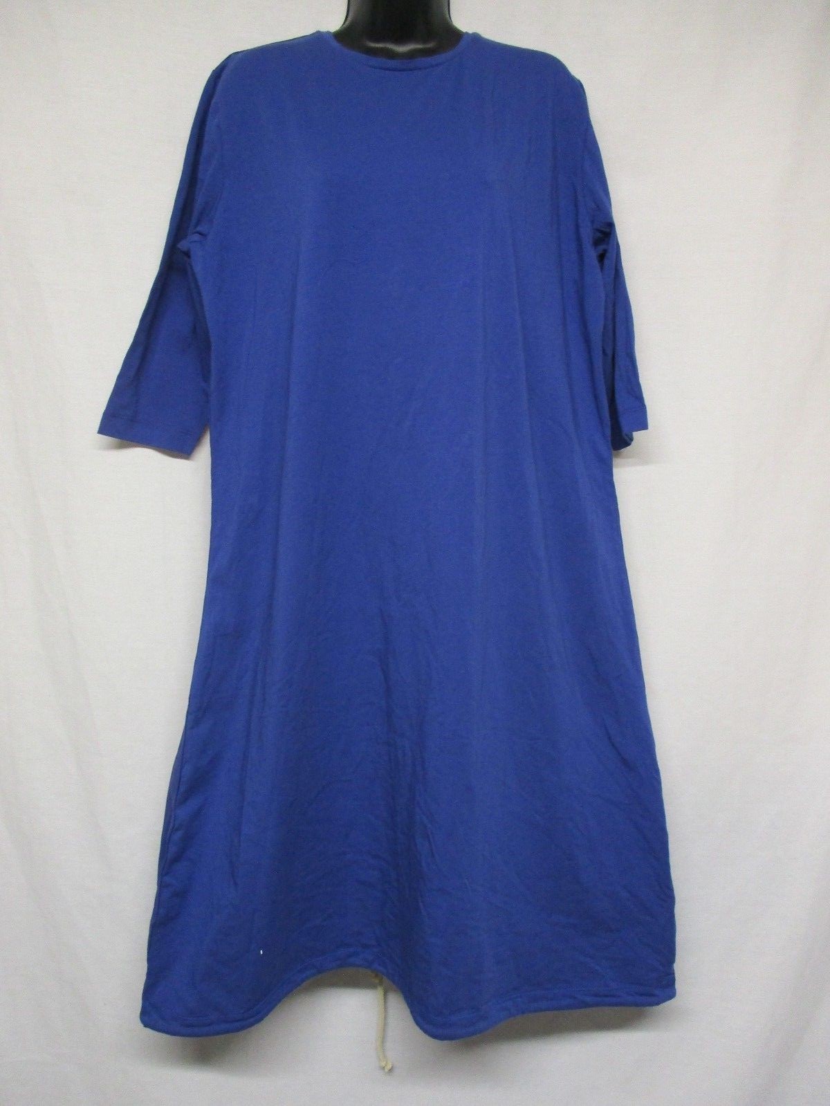 Noni teen draw string women’s twilight blue long sleeve dress size XL S2