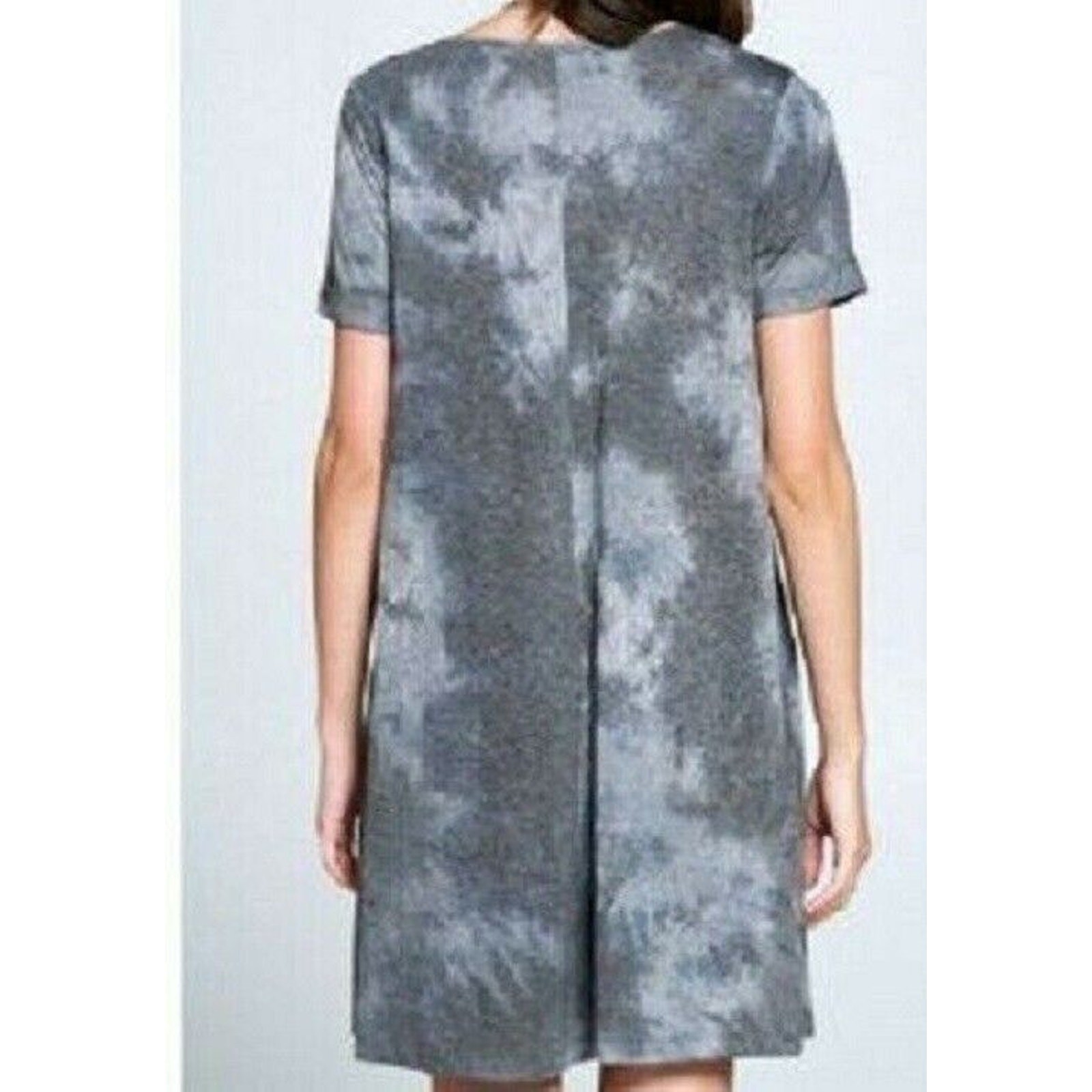 Strappy front dress Tie Dye color grey. New with tags Size: M