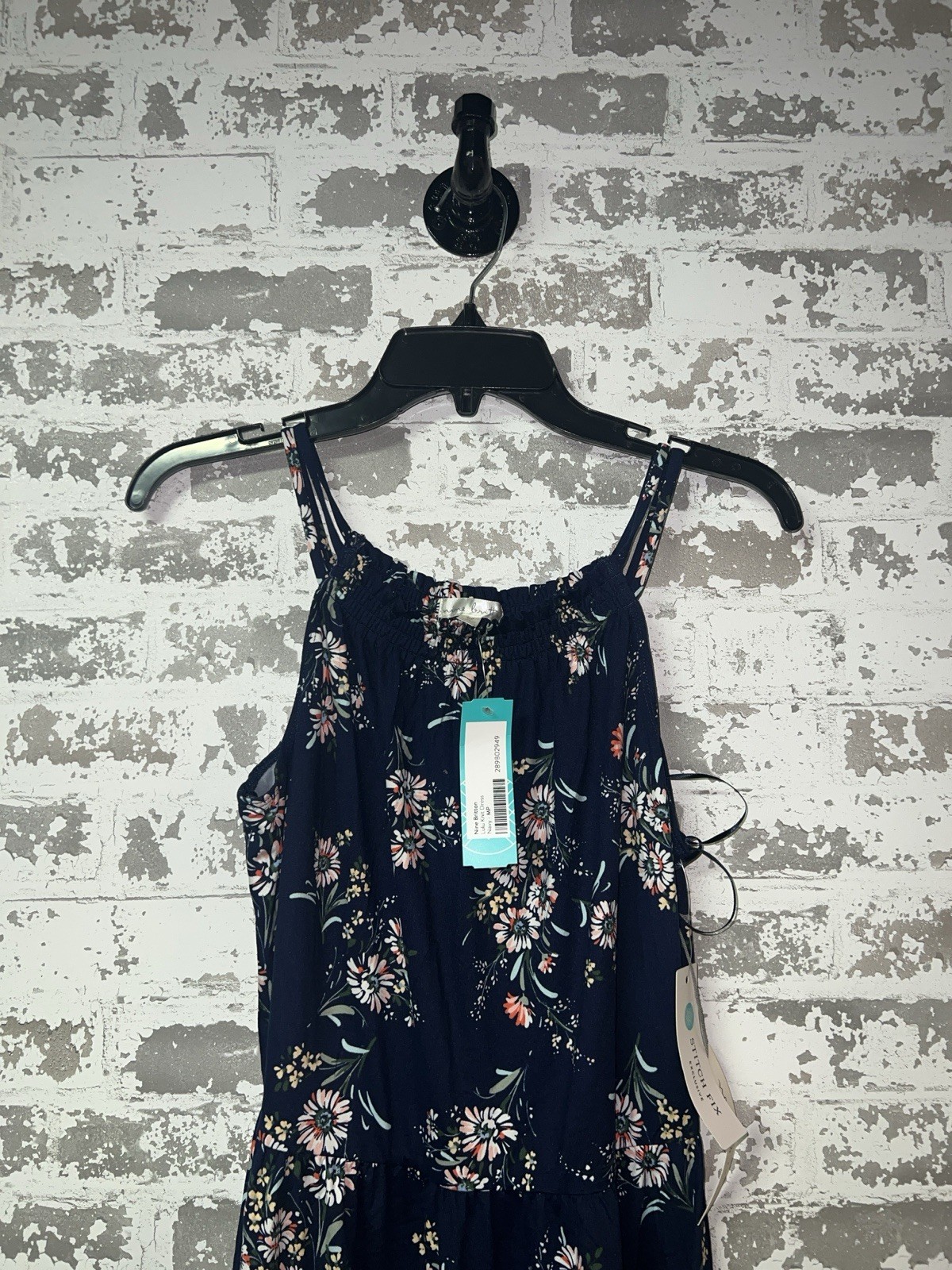 NWT! Nine Britton Lulu Knit Sleeveless Dress Size Medium Petite – Navy Floral