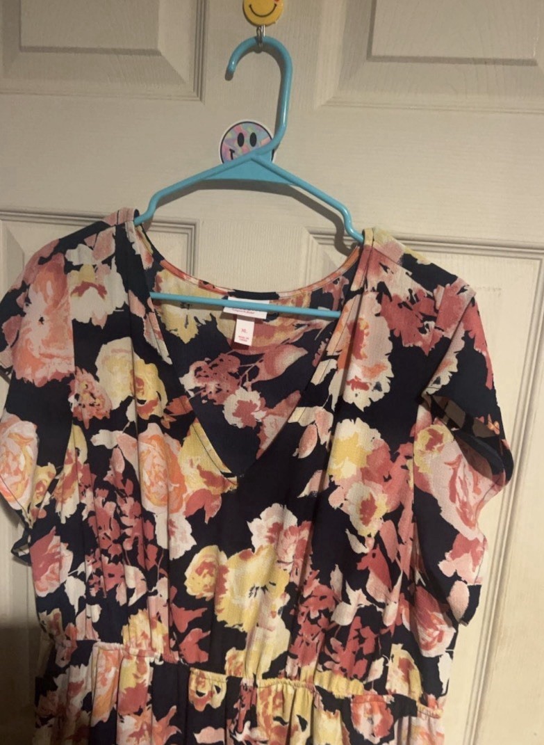 Isabel Maternity by Ingrid & Isabel Floral Maxi Dress Size XL