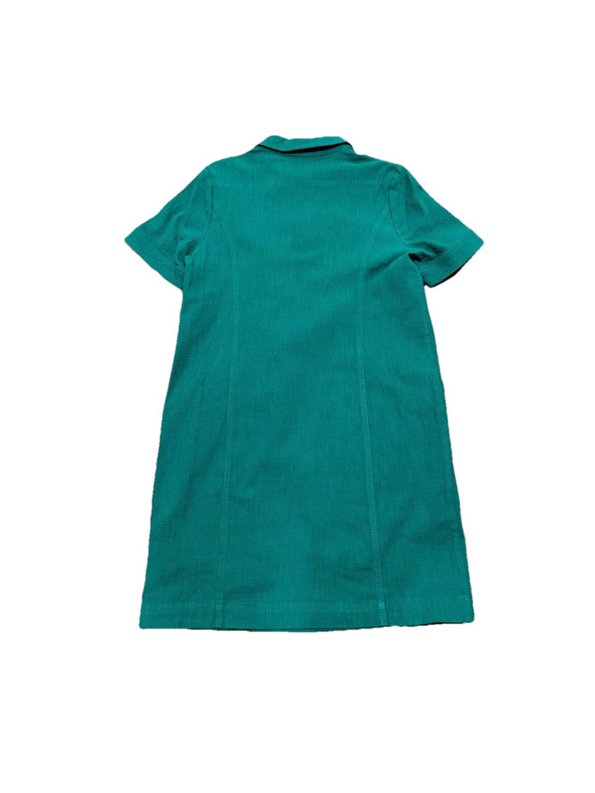 Boden Green Zip Front Shift Dress Mini 10 L Tall