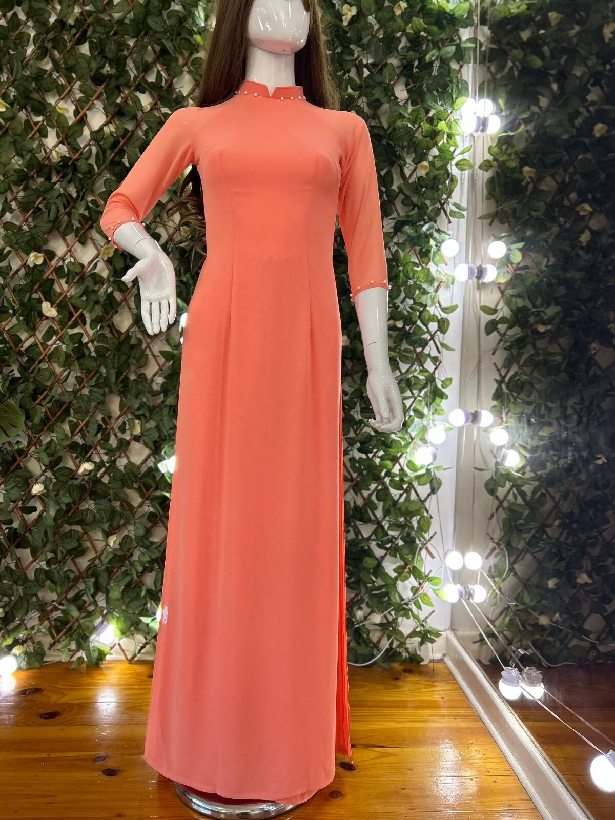 Premium Vietnamese Double Layers High Quality Silk Ao Dai