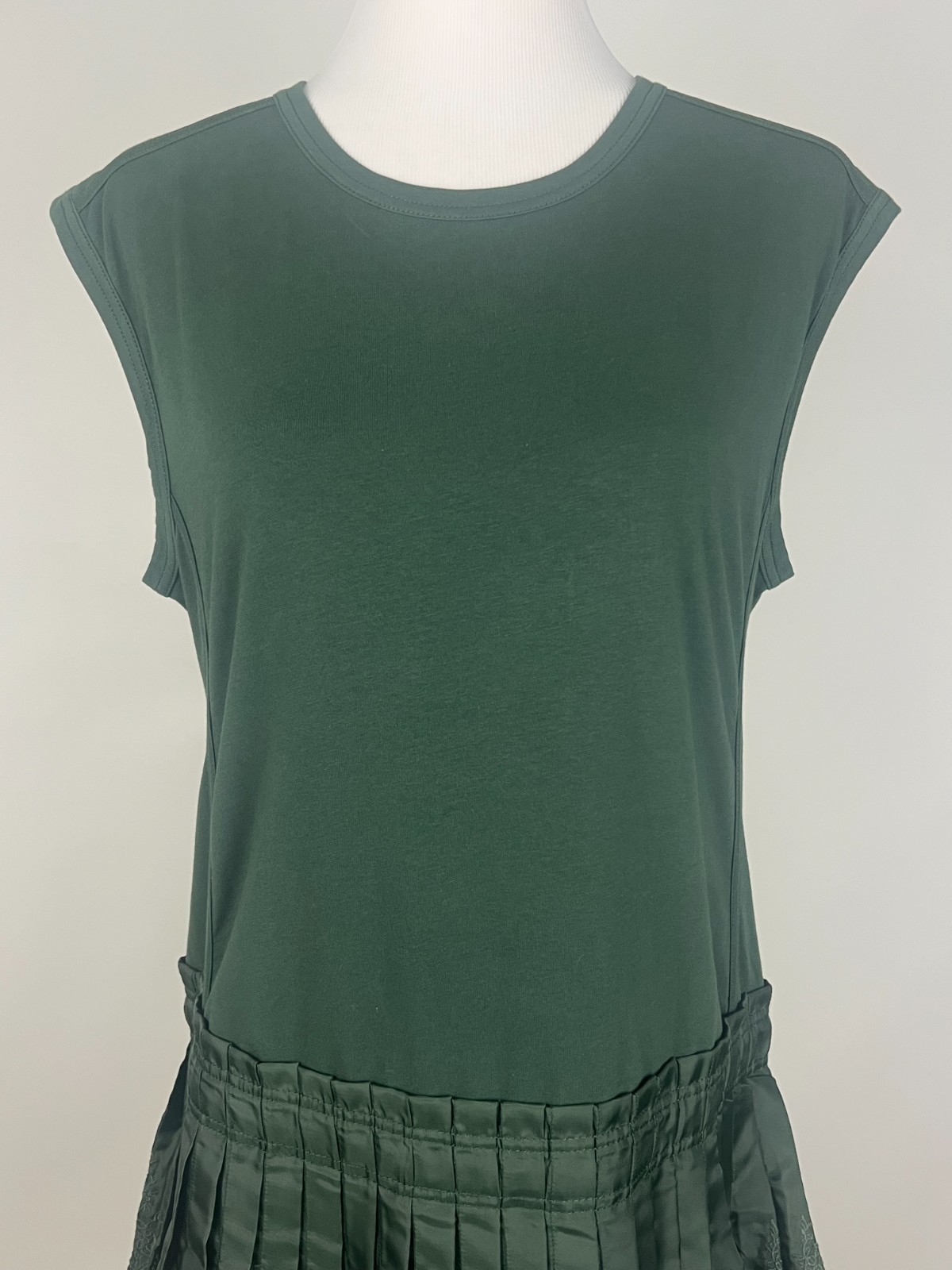 *NWT* DAILY PRACTICE for ANTHROPOLOGIE S’less ‘Solid Set Mini Dress’ – M, Green