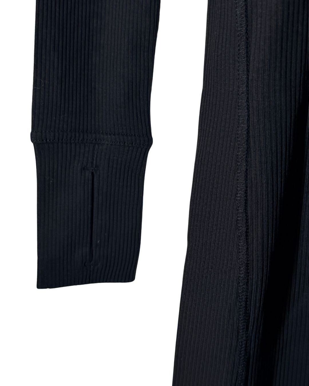 G-Star Raw Slim Rib Long Sleeve Mock Neck Dress | Dark Black | XS | NWT