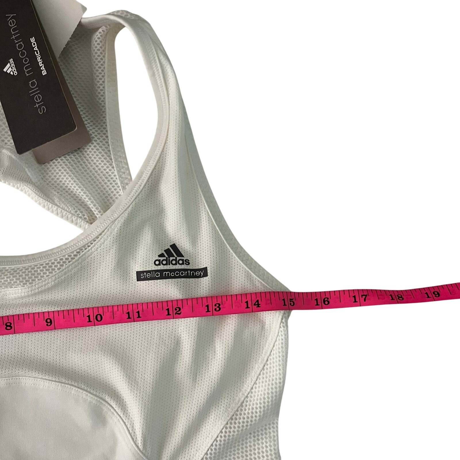 Adidas Stella McCartney Barricade Tennis Dress Womens Small White Open Back NWT