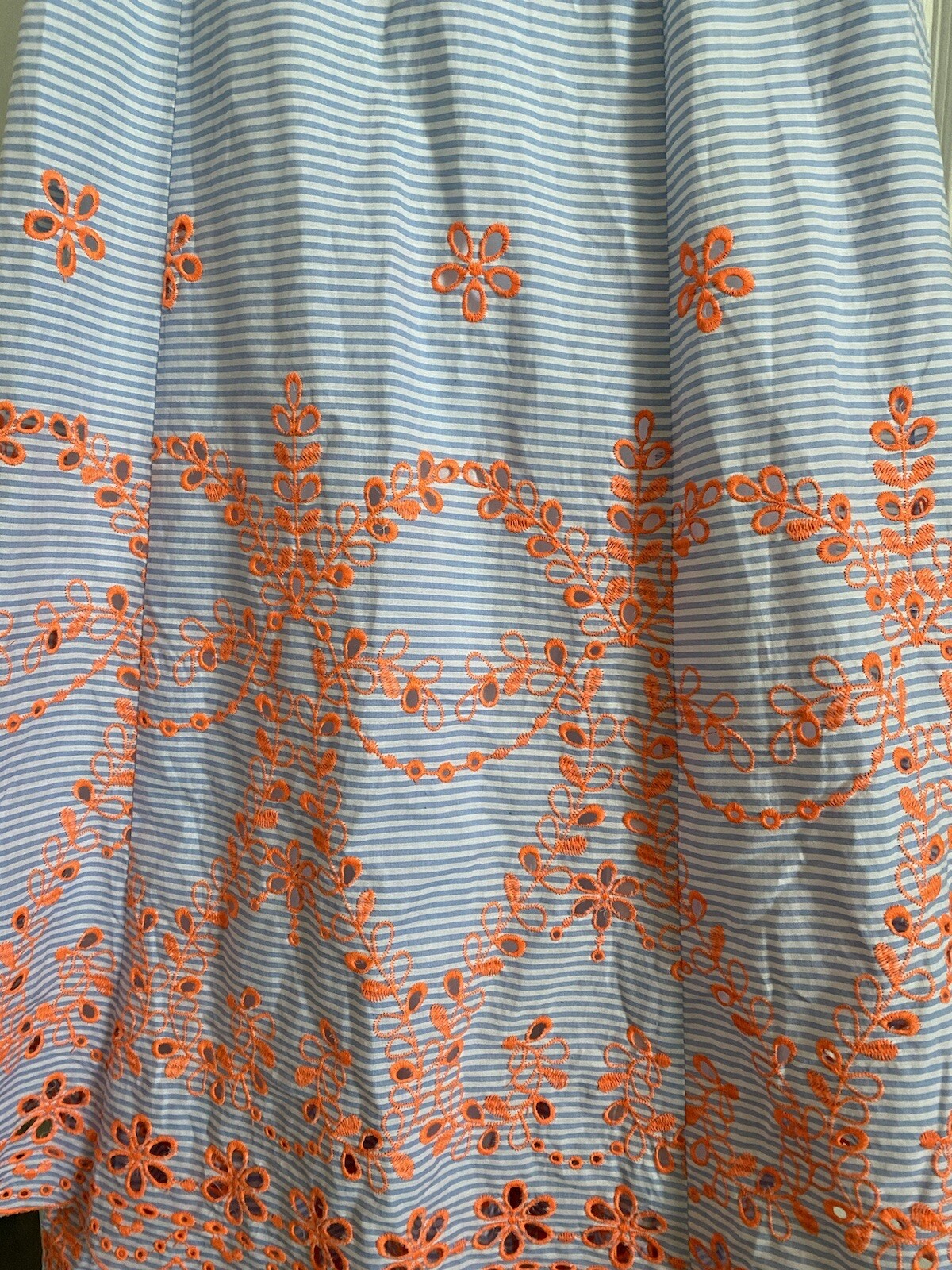 NWT Revolve Tularosa Jaslyn Embroidered Dress Blue and Orange Sz XS