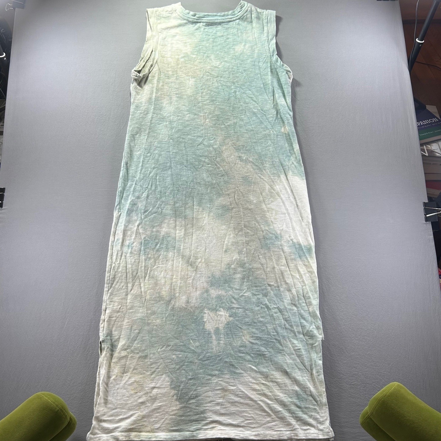 Universal Thread Teal/ Green/ Grey Tie-Dye Sleeveless Dress Size XS