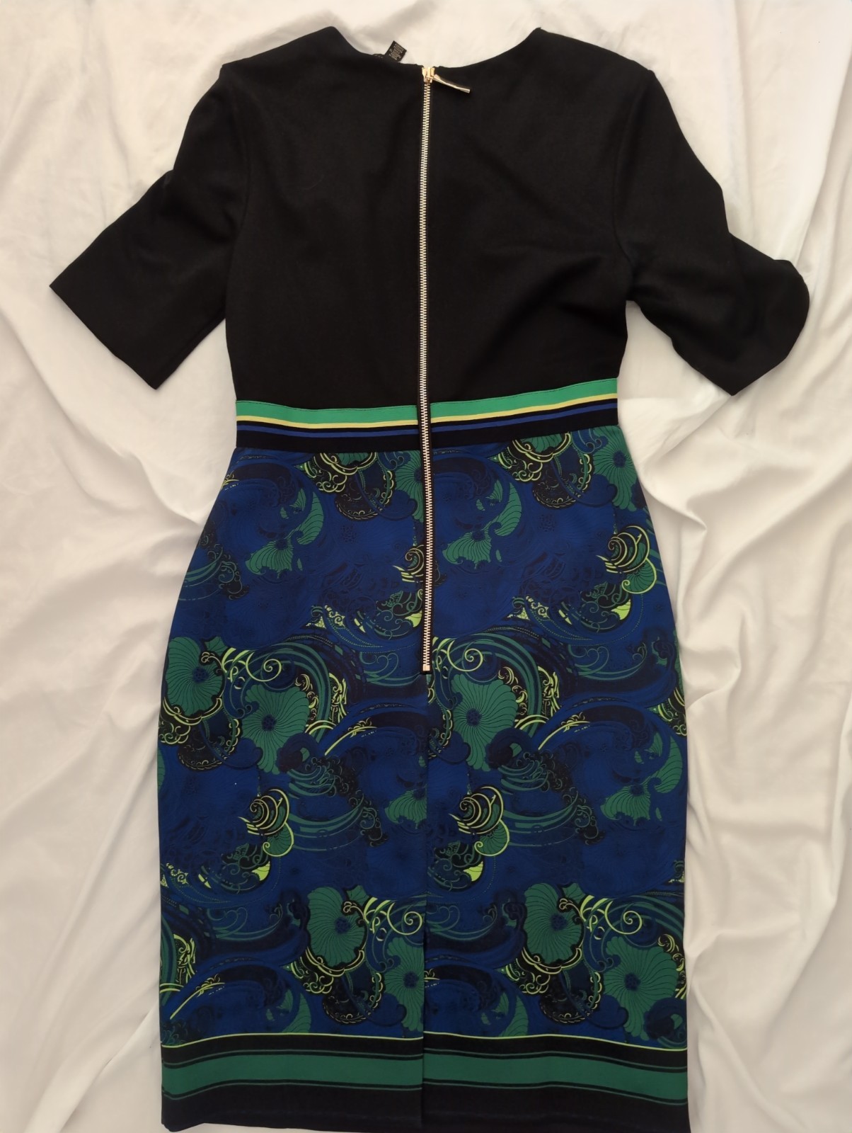 Ted Baker Lylia Stargaze Bodycon Shift Jersey Dress Size 2 (4-6 U.S sizing)