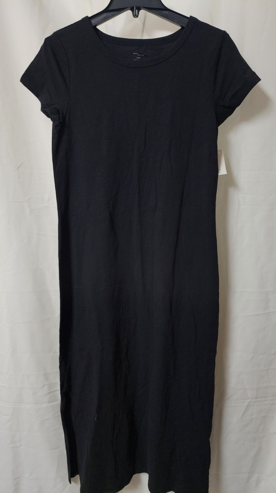 Daily Ritual Womens Jersey Standard-Fit Short Sleeve Scoopneck T-Shirt Dress, S