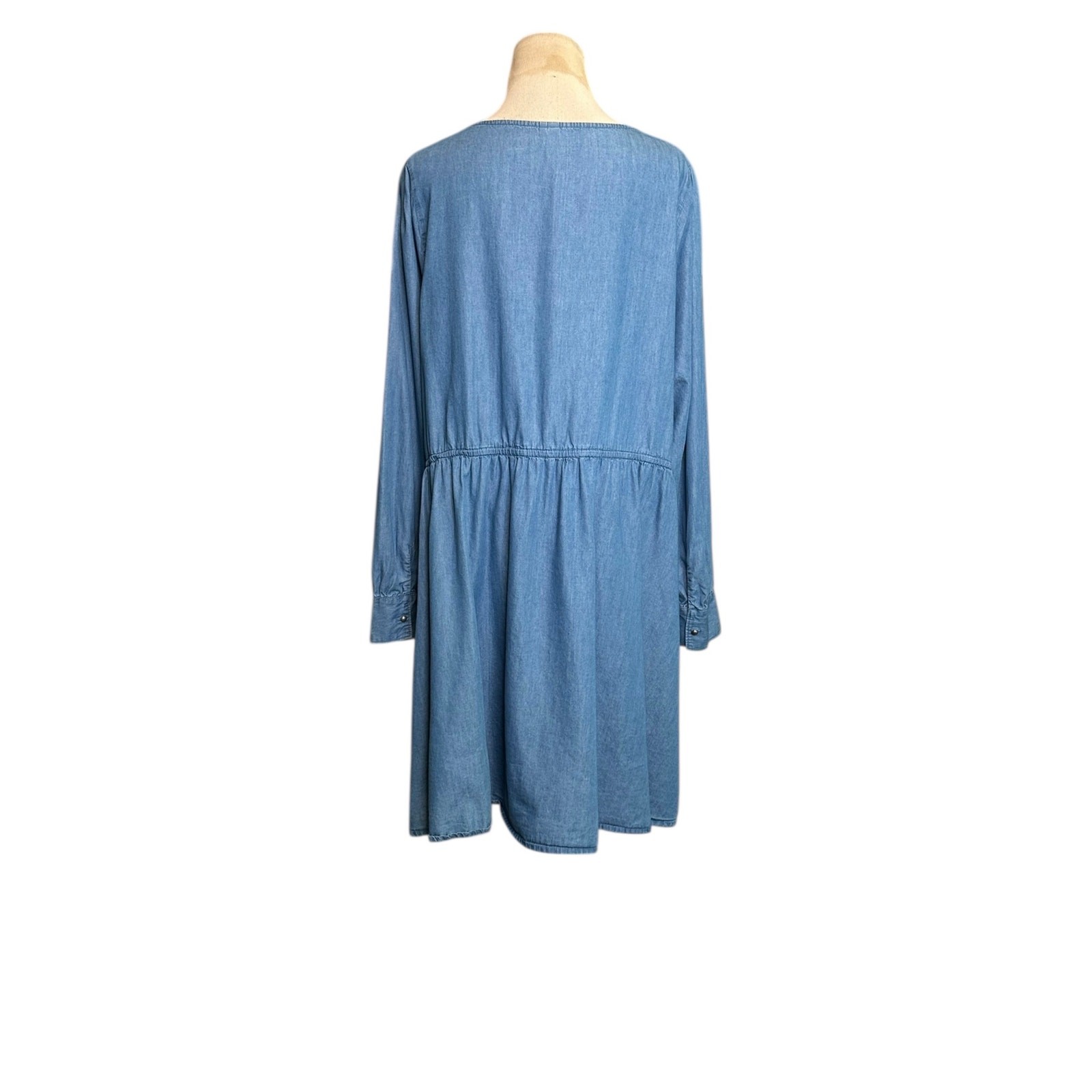Red Camel blue chambray long sleeves dress size 3X