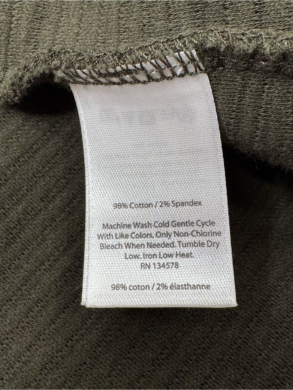 Vineyard Vines Olive Textured Knit Shift Dress Gold Back Zipper Size Small